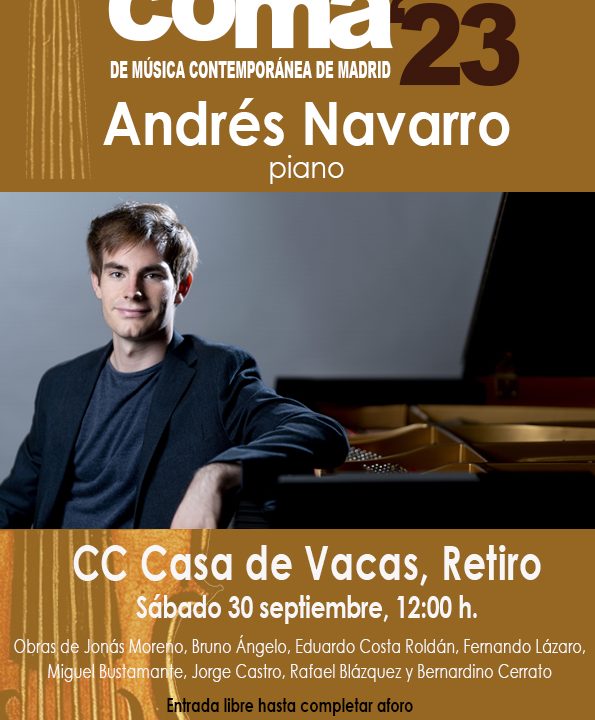 Concierto Andrés Navarro COMA'23